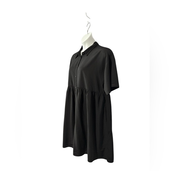 NWOT, Mittoshop, Black Button-Up Dress, XL - Picture 6 of 8